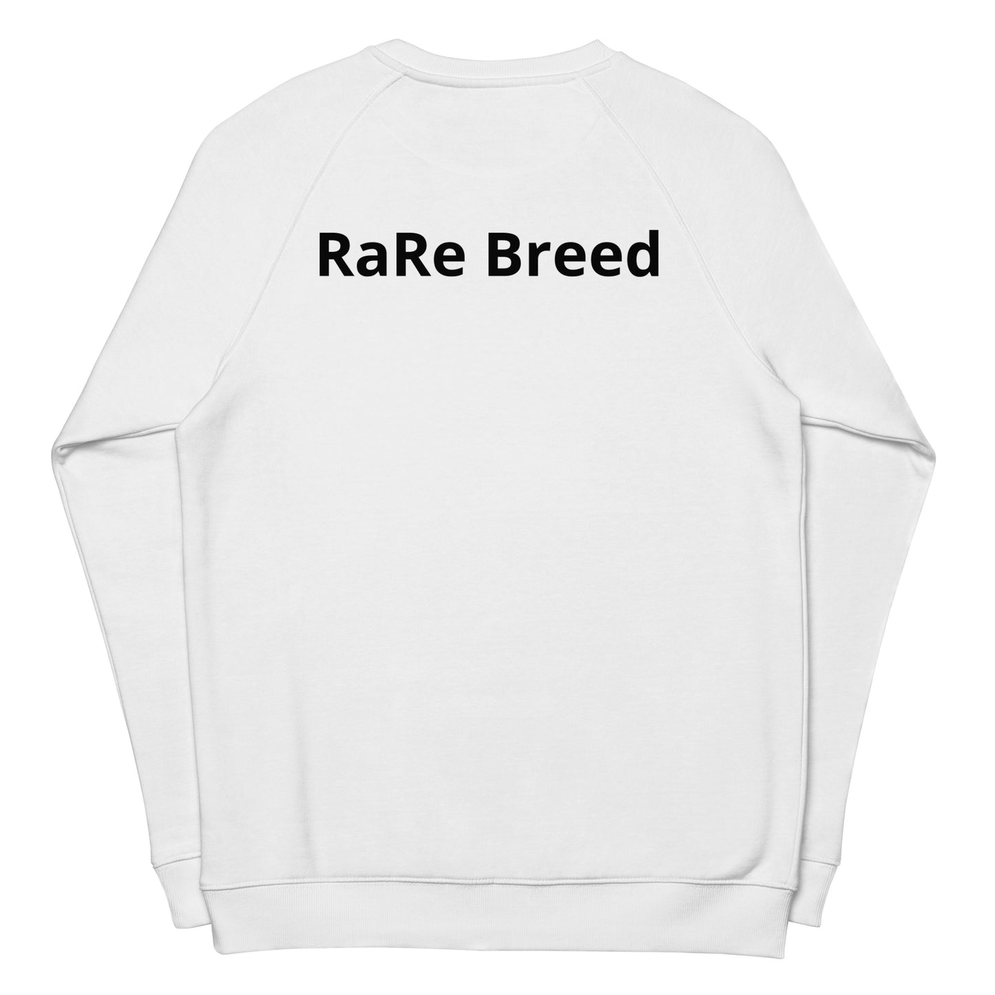 Unisex organic raglan sweatshirt